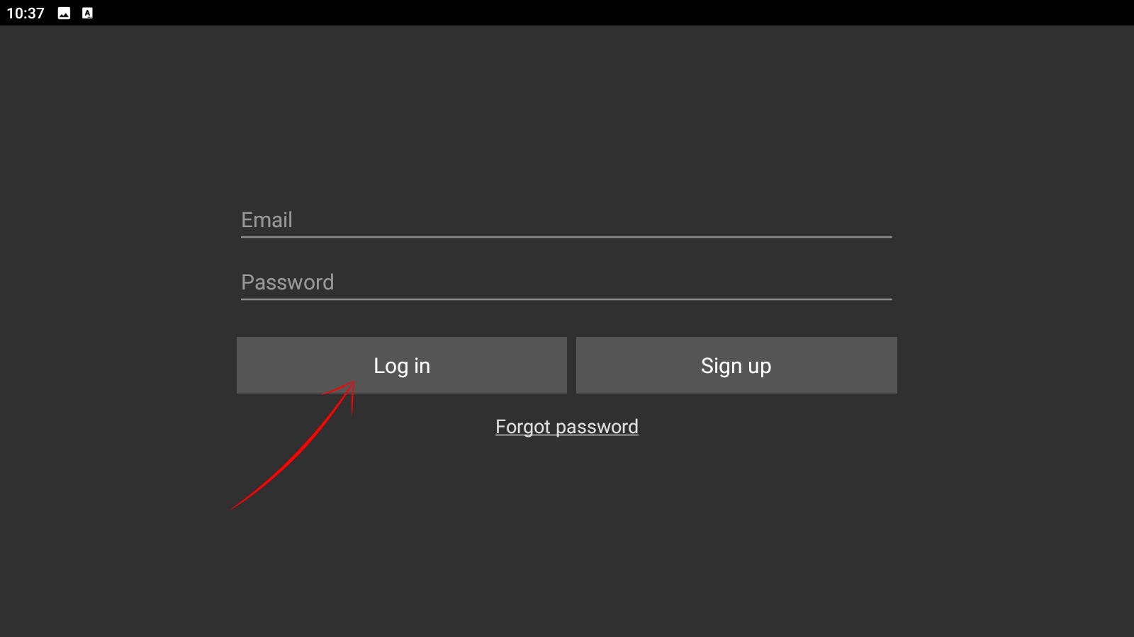 Log in to TiviMate on Android phone with tivimate.com credentials to activate Premium immediately