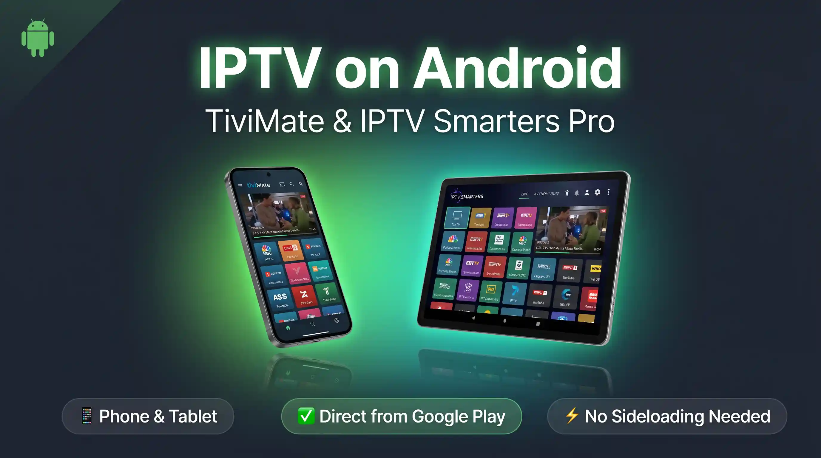 Install TiviMate on Android phone and tablet from Google Play Store