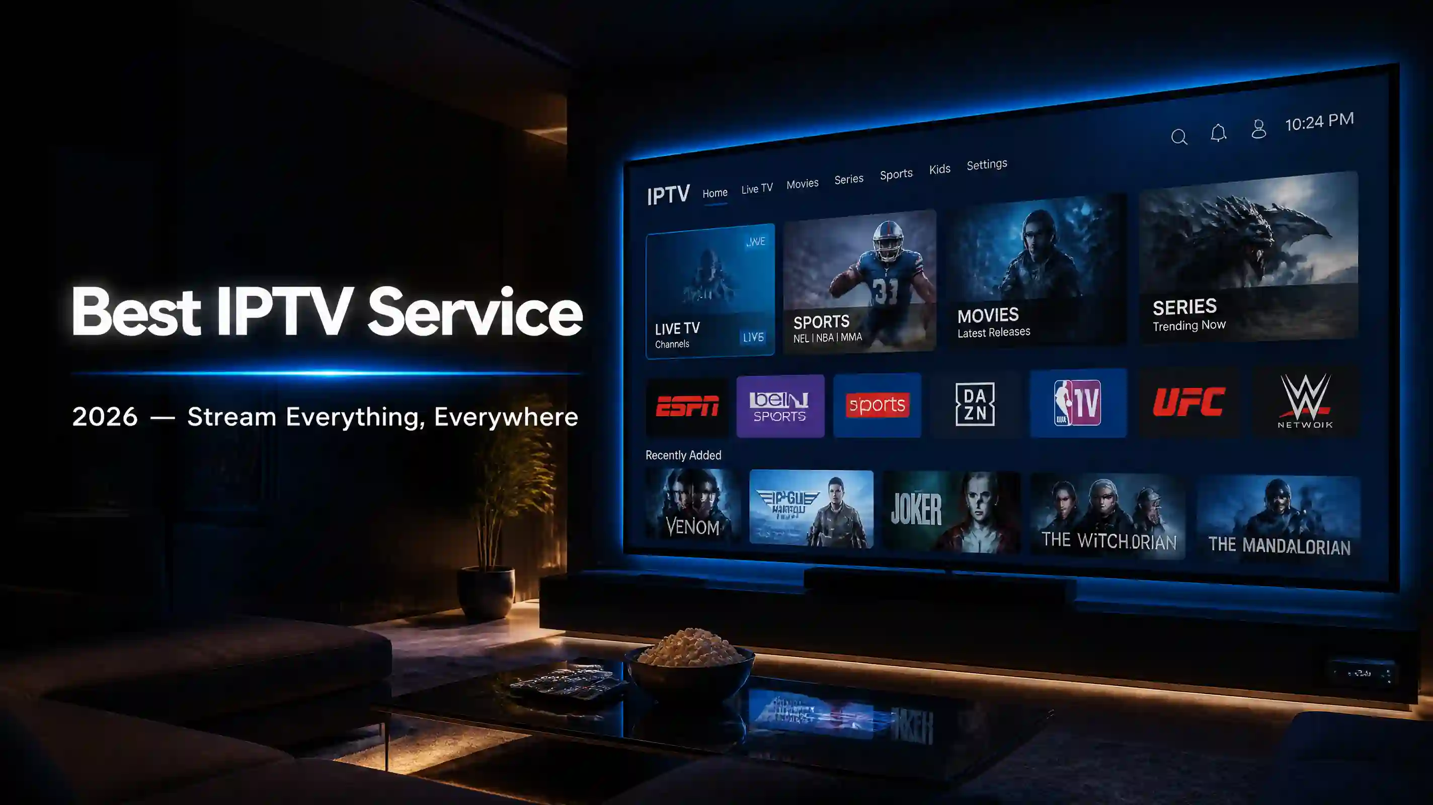 Best IPTV service 2026 — global comparison of 5 providers